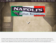 Tablet Screenshot of napolisponcacity.com